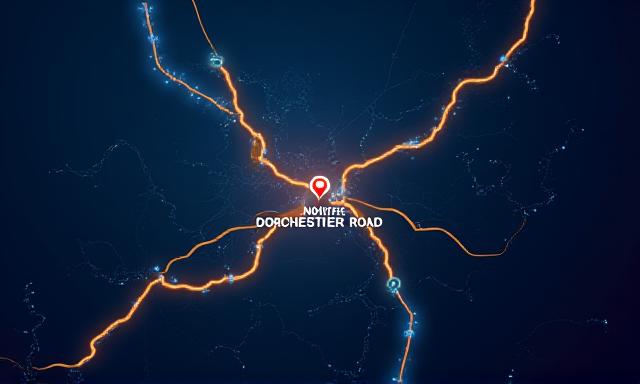 Static map showing SK Trucking and Hauling headquarters in North Charleston, SC