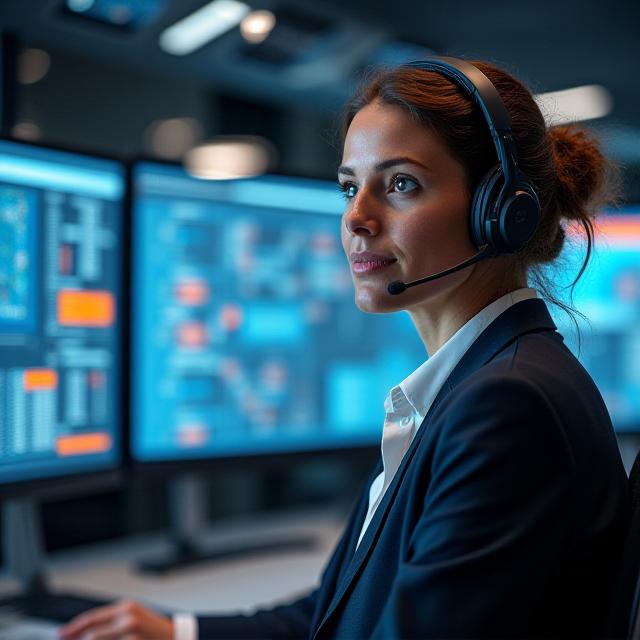 Logistics coordinator managing multi-modal shipments